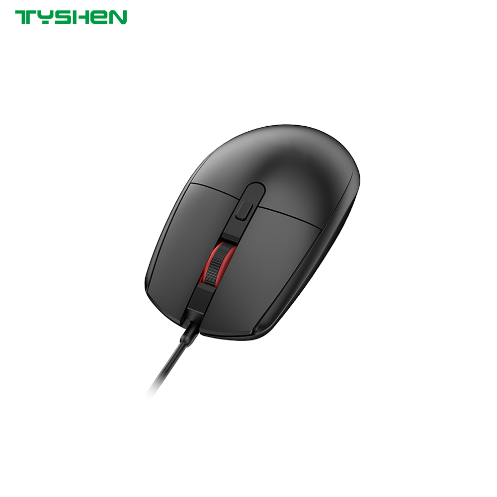 USB Wired Optical Mouse 4 Keys DPI Adjustable Office Mouse