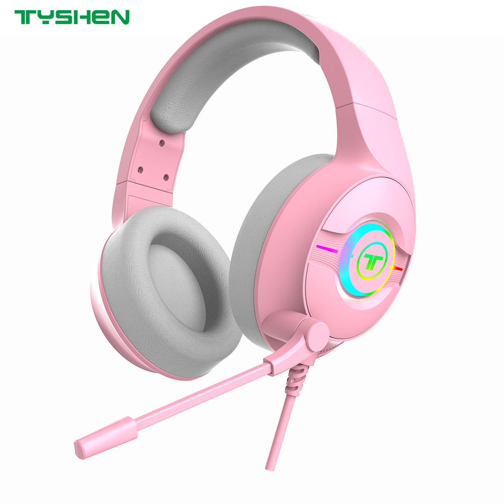 HiFi Stereo Bass RGB Gaming Wired Headset Noise Cancelling Microphone OEM