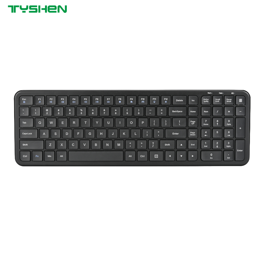 Full Size Wireless Office Desktop Typing Durable Slim Keyboard
