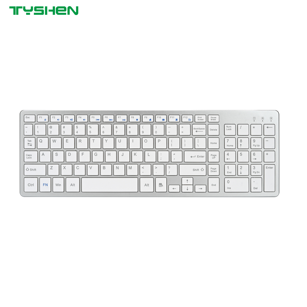 Wireless Full Size Keyboard Multi-Device Bluetooth 2.4G Office with Numeric Keypad