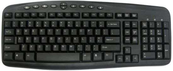 Cool Design Keyboard with 10 Multimedia Keyboard for Computer