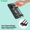 10000mAh Power Bank with Detachable 3 Cables
