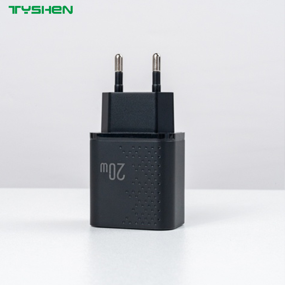 20W/30W Dual Port USB C Fast Phone Charger UK/EU/US/KR/IN Plug Power Adapter