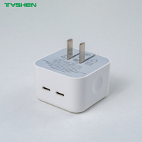 35W Phone Fast Charger with Dual USB C CN/US/EU/UK/AU/IN OEM