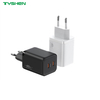 65W PD GaN Fast Charger PD65W/ 65W A+C/ 65W2C Foldable US Plug Travel Charger OEM