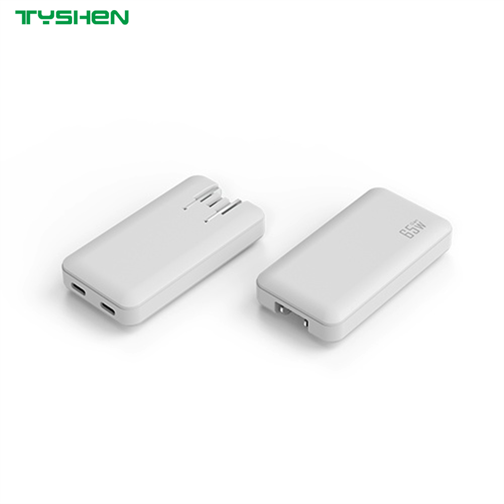 65W Pd Dual Port Us Foldable Swappable Plug Laptop Charger OEM