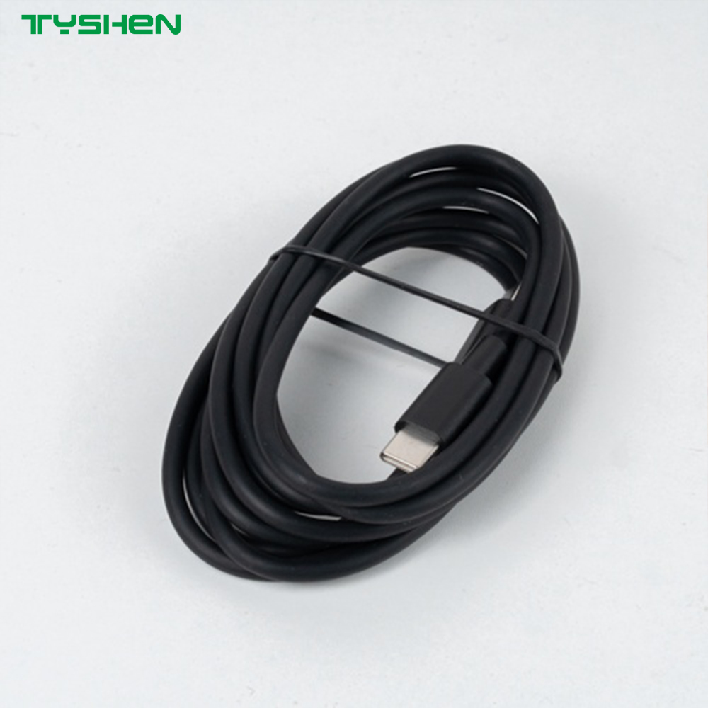 60W TPE USB-C to USB-C Fast Charging Cable for phone laptop