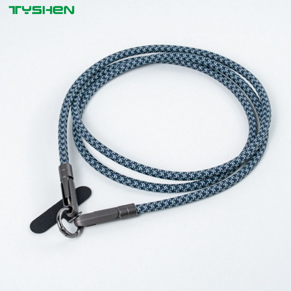 60W USB-C to USB-C Braided Phone Strap Fast Charging Data Cable
