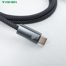 100W E-MARK PVC Braided USB-C to USB-C Fast Charging Cable