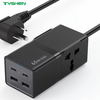 65W Charger 2C2A Multi-Port Charger with AC Socket EU/US/UK Plug OEM Manufacturer