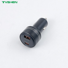 90W Aluminum Alloy Car Charger with Buck-Boost Technology