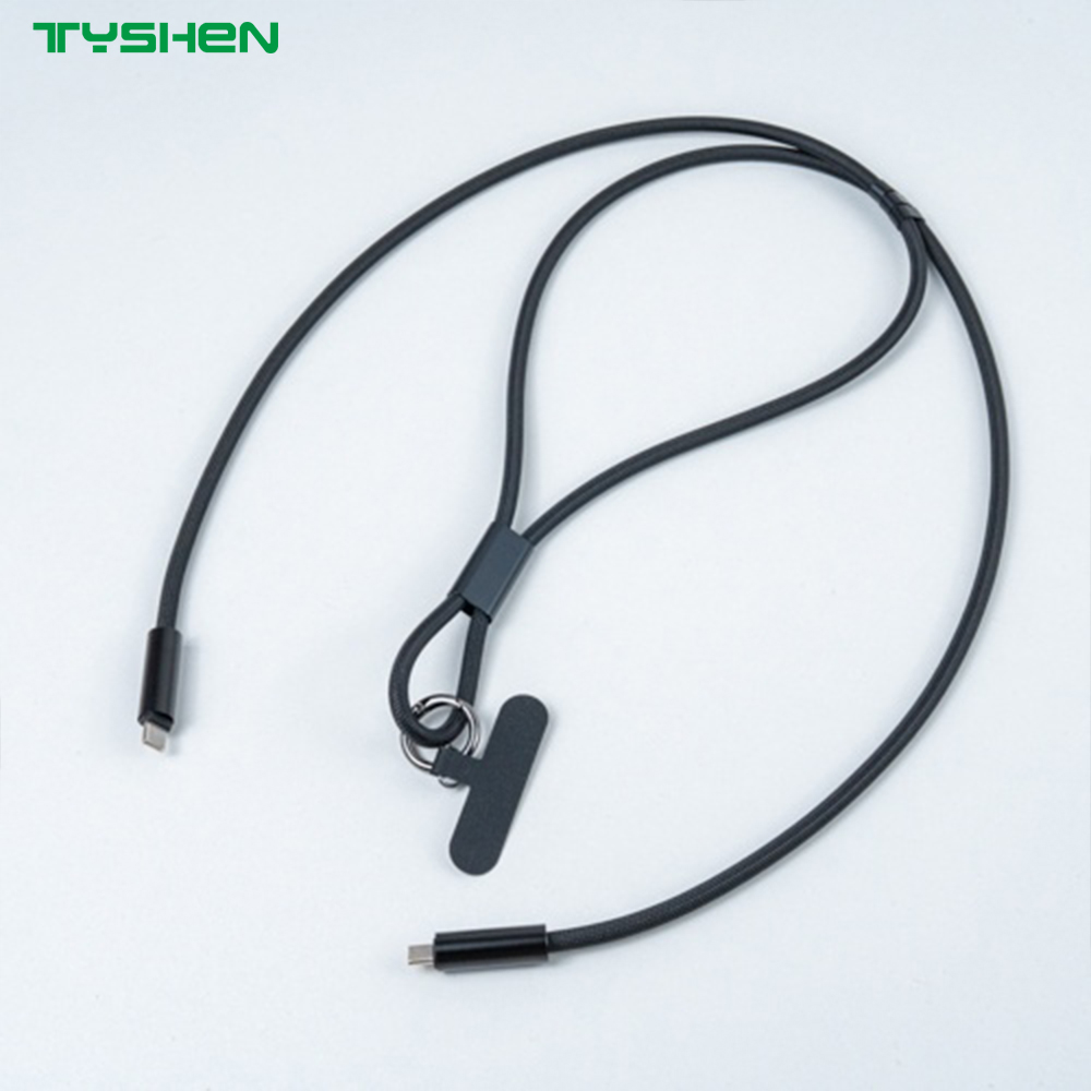 Type-C to Type-C phone Fast Charging Cable 1.5M Braided Anti-Lost Strap