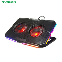 RGB Gaming Laptop Cooler with RGB Lights and Dual USB Ports