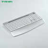 Wireless 108 Keys Full Size Office Keyboard with Bluetooth 2.4G Rechargeable