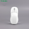 2.4G Wireless Car Shape Mouse Silent USB Optical Mouse White Minimalist Design