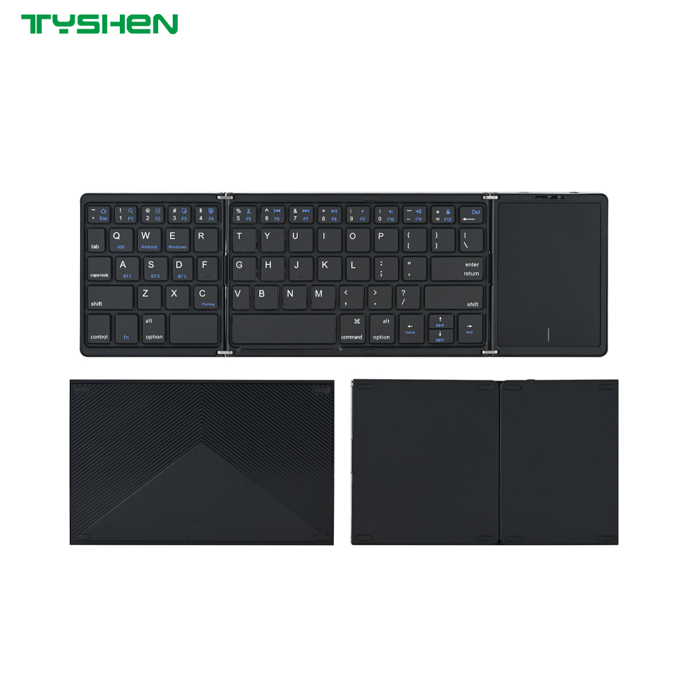 Wholesale Foldable 64 Keys Bluetooth Wired Portable Keyboard Dual Connection