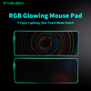 Waterproof RGB Gaming Mouse Pad with 19 Lighting Modes and Custom Logo