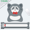 Cartoon Animal Keyboard Wrist Rest and Mouse Pad Set with Custom Logo Printing