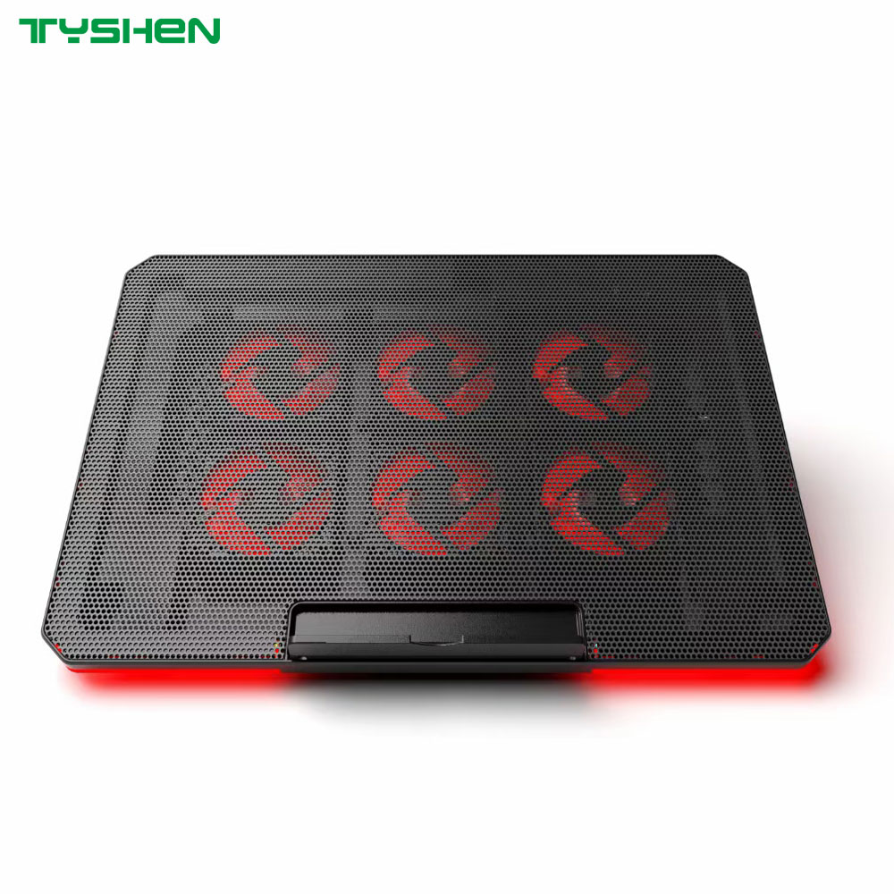 RGB 6 Fan Adjustable USB Laptop Cooling Stand
