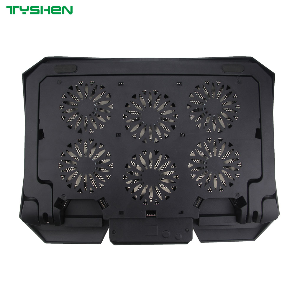 Speed Control 6 Fan Adjustable USB Laptop Cooling Stand