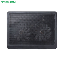Wholesale Dual 14cm Fan USB LED Quiet Lightweight Portable Laptop Cooling Fan