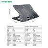 Ergonomic Adjustable Quiet Laptop Cooling Fan with USB Powered Desig