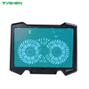 Dual 14cm Laptop Cooling Fan Metal Stand Adjustable 5V USB