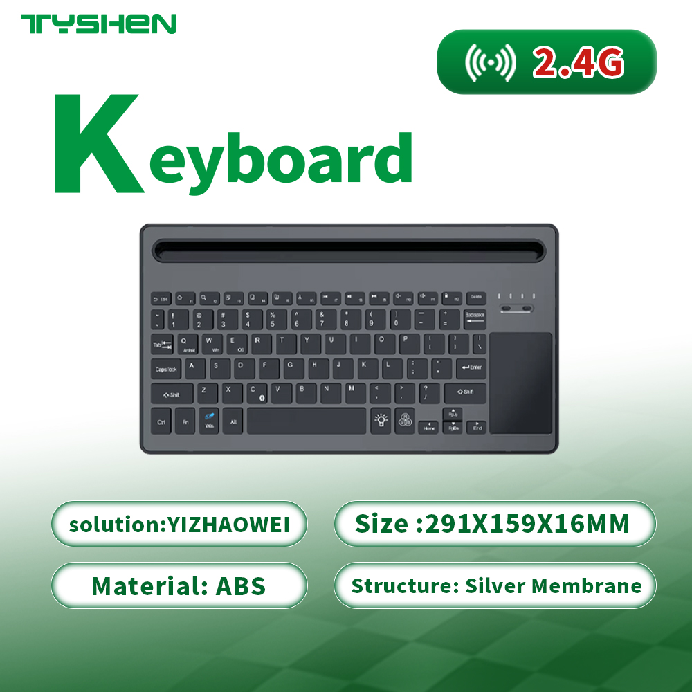 Bluetooth Touchpad Keyboard with RGB Backlight for Office Use
