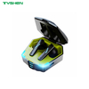 TWS Wireless Headset with Gaming Style Charging Case Bluetooth 6.0 Audio