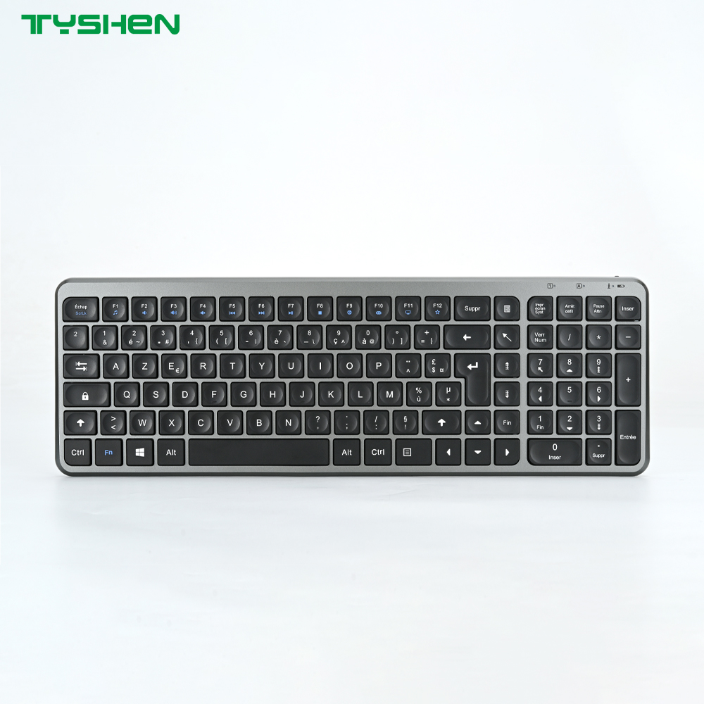 ISO Layout European Full Size Office Numeric Typing Wireless Keyboard