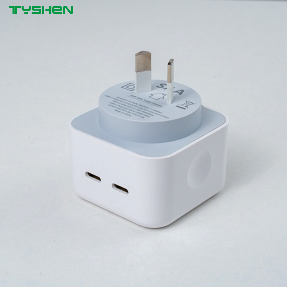 35W Phone Fast Charger with Dual USB C CN/US/EU/UK/AU/IN OEM