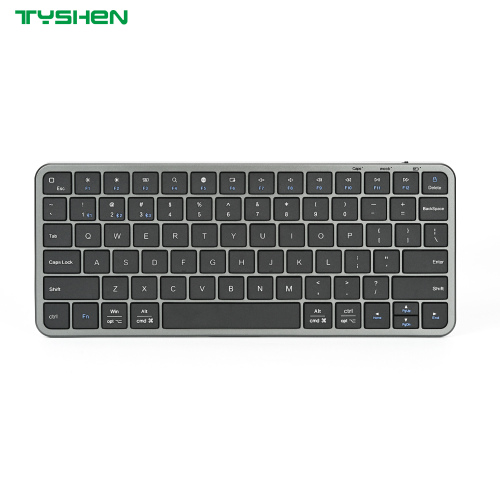 2.4G Wireless 78 Keys Scissor Keyboard Rechargeable Slim Office Desktop