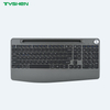 Wireless 108 Keys Full Size Office Keyboard with Bluetooth 2.4G Rechargeable