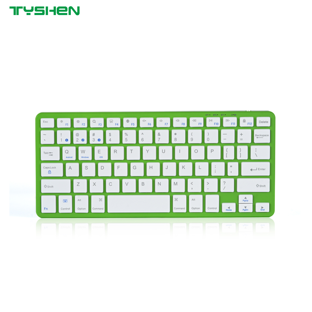 Bluetooth Foldable Keyboard 79 Keys with Protective Leather Case for Tablet