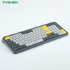 2.4G Wireless 83 Keys Scissor Office Keyboard with USB Receiver Battery