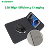 Multifunctional 15W Wireless Charging Mouse Pad with Foldable Stand and Custom Logo
