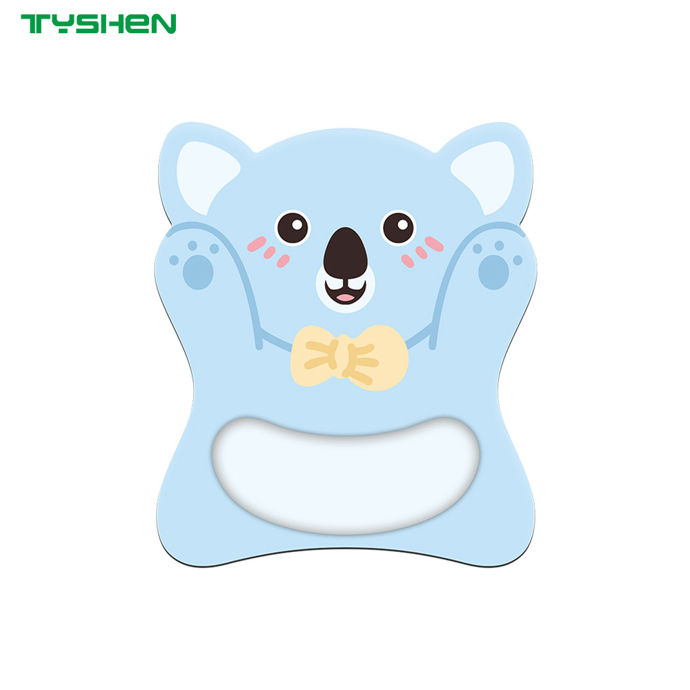 Irregular Shaped Cartoon Mouse Pad with Wrist Support and Custom Logo Printing