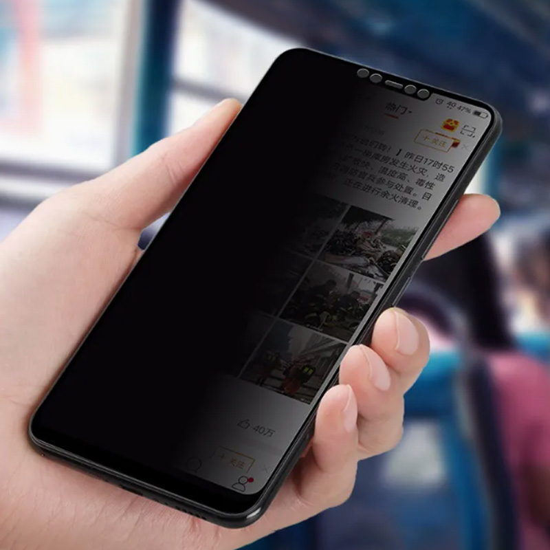 Wholesale Privacy Tempered Glass Screen Protector for iPhone 16 Pro Max 17 Pro Max Anti Spy Protection