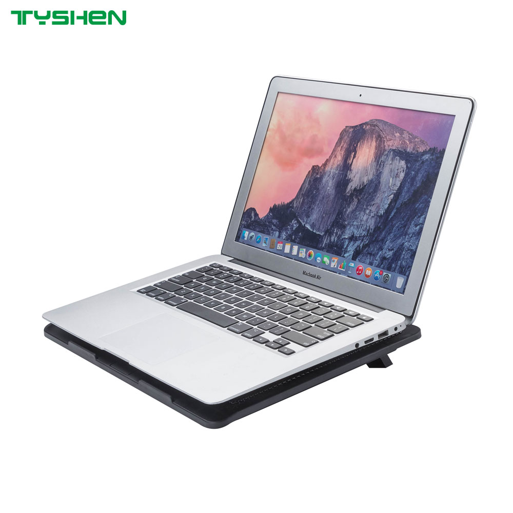 Wholesale Dual 14cm Fan USB LED Quiet Lightweight Portable Laptop Cooling Fan