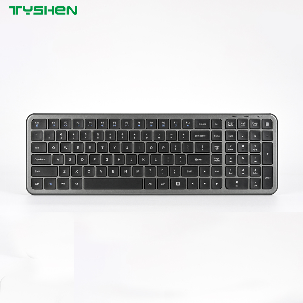 Full Size Wireless Office Desktop Typing Durable Slim Keyboard