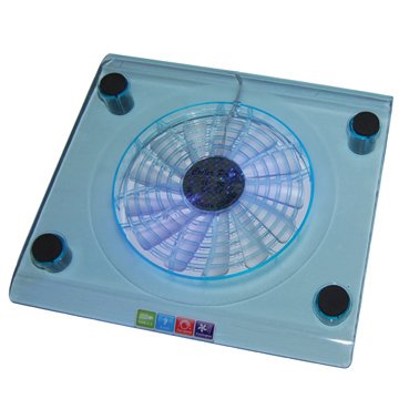 Single Fan Cooling Pad with LED Light Style No. CF-102