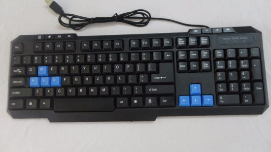 104 Keys Keyboard with 8 Multimedia Keys Computer Keyboard