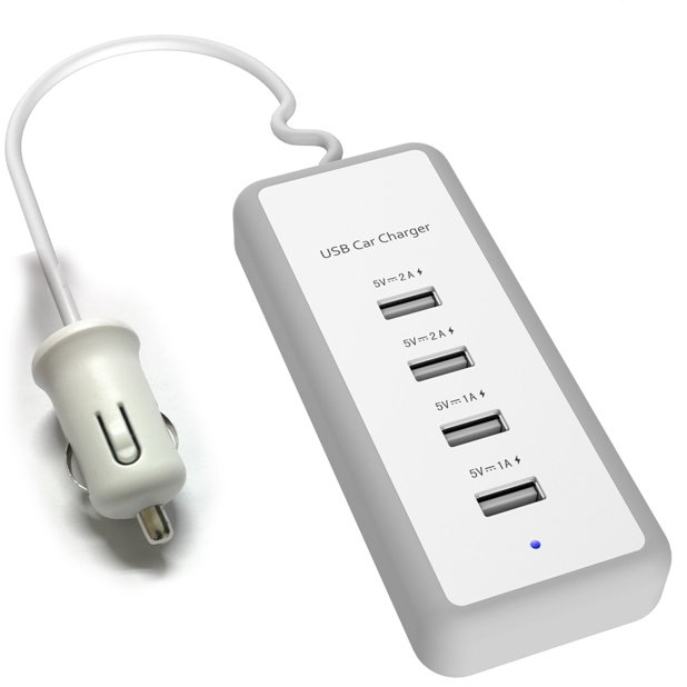 Quick Charger for Car Use, 4 USB Ports Available