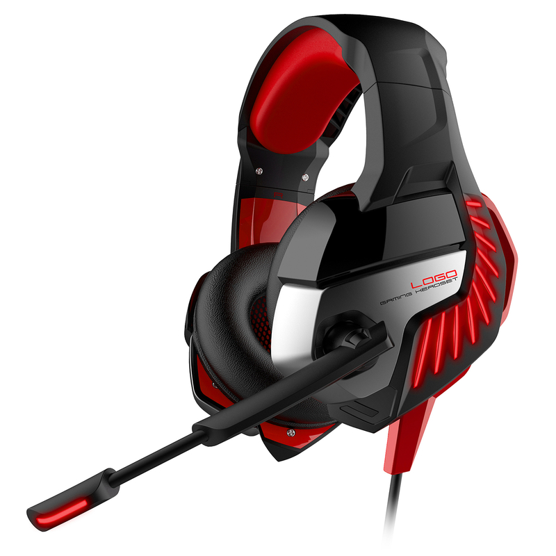 Smart Ross Digital Stereo PC Casque Gaming Headset Funny USB Headphones with Mic Popular LED Light Display Auriculares Gamer for PS4