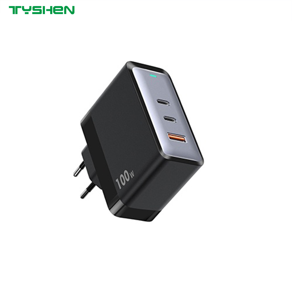 100W GaN 4 Port USB C PD Wall Charger for Laptop/Phone 