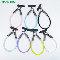 60W 360° Rotation Silicone Phone Strap USB-C to USB-C Fast Charging Cable