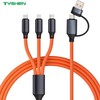4 in 1 charging cable USB Type-C input multi output fast charging