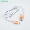 100W Transparent Braided USB-C to USB-C Fast Charging Cable