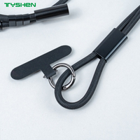 Type-C to Type-C phone Fast Charging Cable 1.5M Braided Anti-Lost Strap