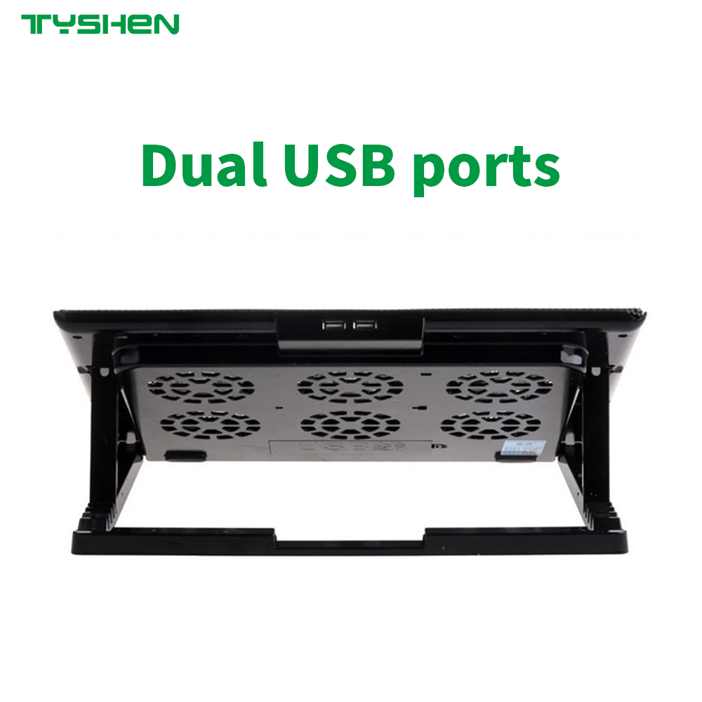 Gaming Laptop Cooling Pad with 6 Fans and Touch Control Display